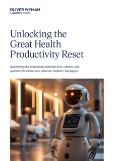 AI and robotics applications in healthcare productivity enhancement
