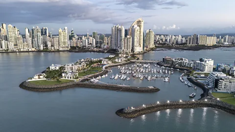 Getty Images Panama City-based expat Reza Motalebpour praises the capital's ease of remote working